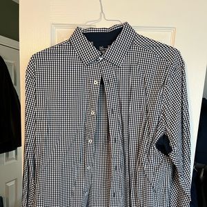 Under Armour checkered button down